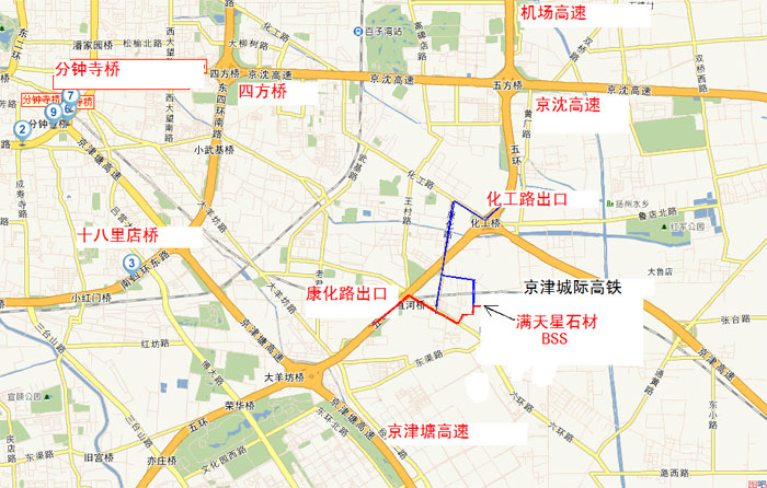 Location of BSS CO., LTD.