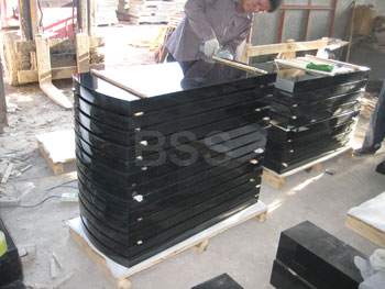 China black headstone